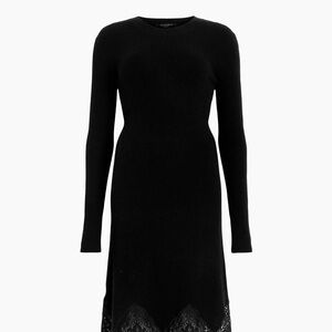 NWT ALLSAINTS MILLY Lace Hem Dress
